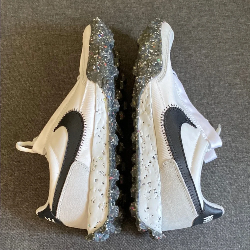 Nike Women's waffle racer crater White and Black Sneakers size 7.5 - Picture 9 of 12